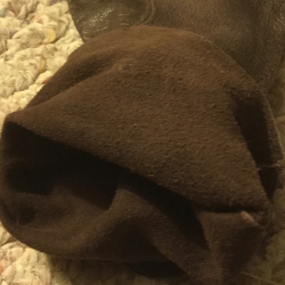 Vtg MICHEL SWISS Womens Leather Sz 6 Brown Gloves - Picture 4 of 6